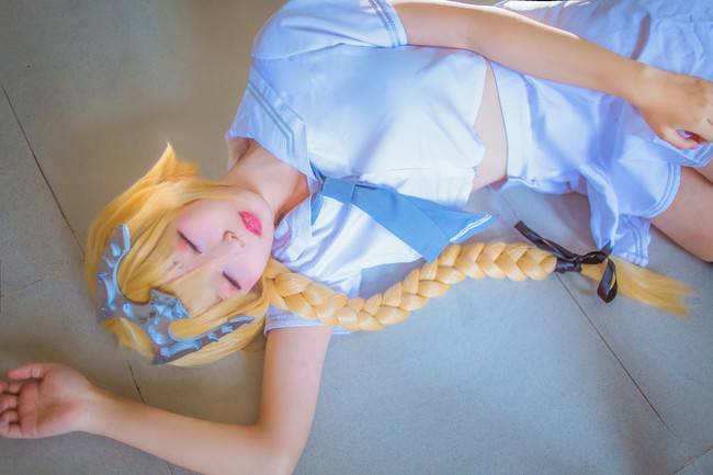 Cosplay福利/黑丝绝对领域制服少女 Fate/Grand Order 贞德COSPLAY美图欣赏 cn:风霖様