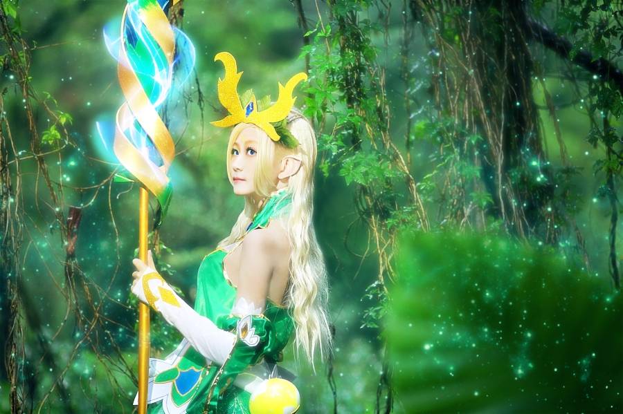 Cosplay福利/王者荣耀Cosplay最美精灵公主王昭君同人图片