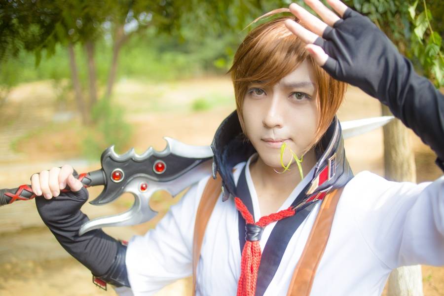 Cosplay福利/[COS正片]古风小哥哥Cosplay王者荣耀李白图片大全