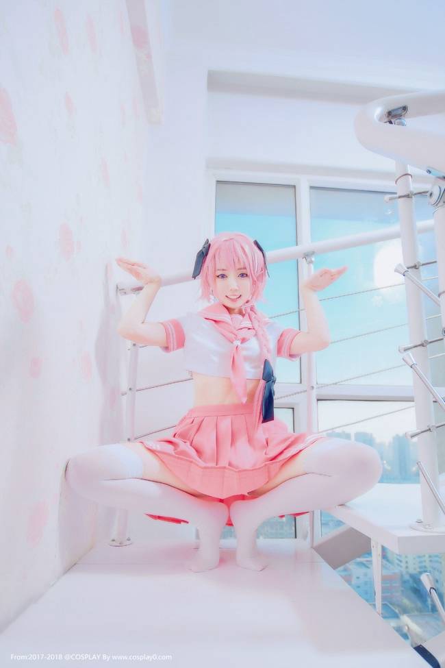 Cosplay福利/FATE阿斯托尔福白丝萝莉胖次无下限Cosplay福利