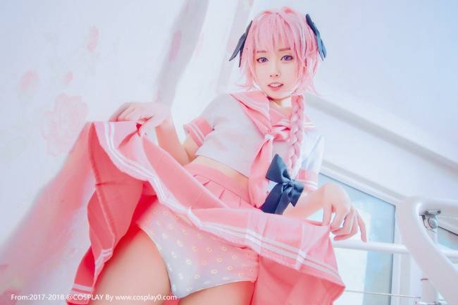 Cosplay福利/FATE阿斯托尔福白丝萝莉胖次无下限Cosplay福利