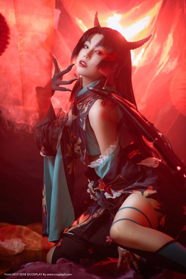 Cosplay福利/极度性感美女Cosplay阴阳师吸血姬腿控福利图片