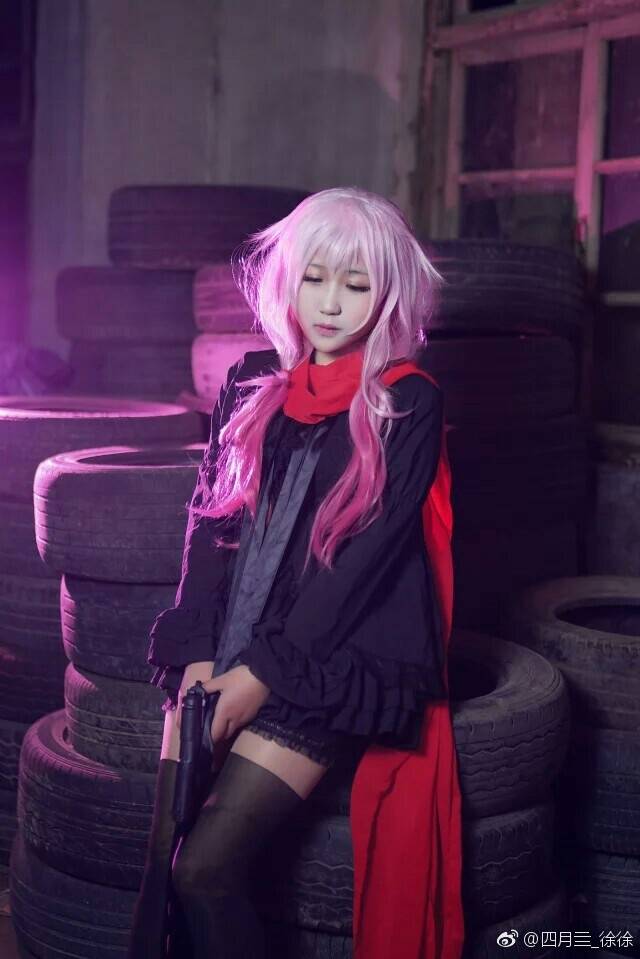 Cosplay福利/绝对领域罪恶王冠四月亖楪祈黑丝诱惑Cosplay图片