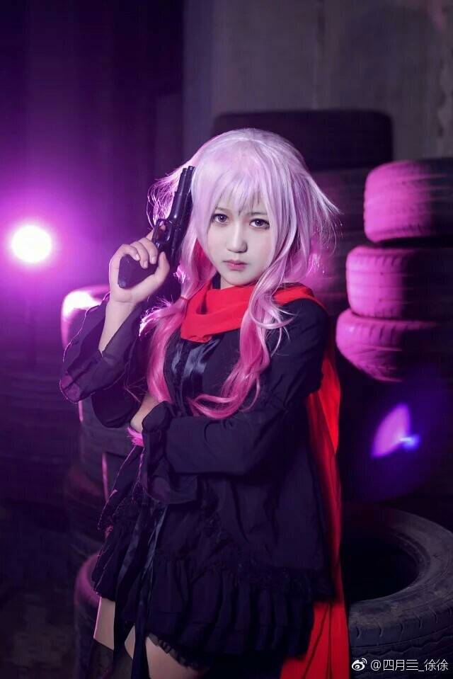 Cosplay福利/绝对领域罪恶王冠四月亖楪祈黑丝诱惑Cosplay图片