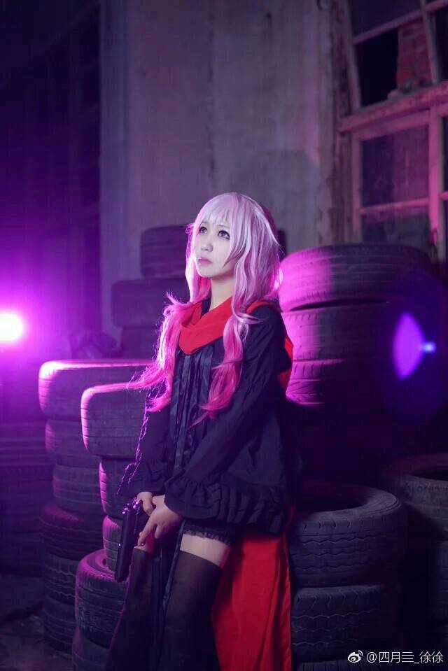 Cosplay福利/绝对领域罪恶王冠四月亖楪祈黑丝诱惑Cosplay图片