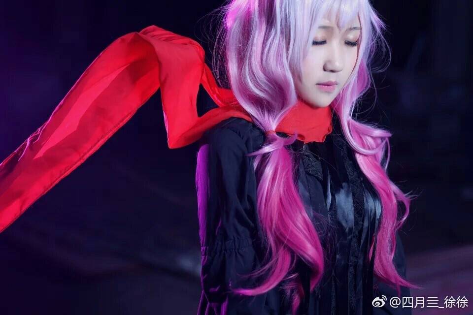 Cosplay福利/绝对领域罪恶王冠四月亖楪祈黑丝诱惑Cosplay图片