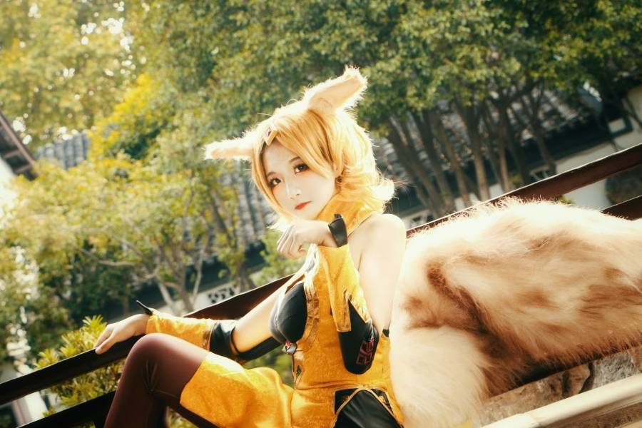 Cosplay福利/二次元百合姐妹花Cosplay王者荣耀妲己李白图片