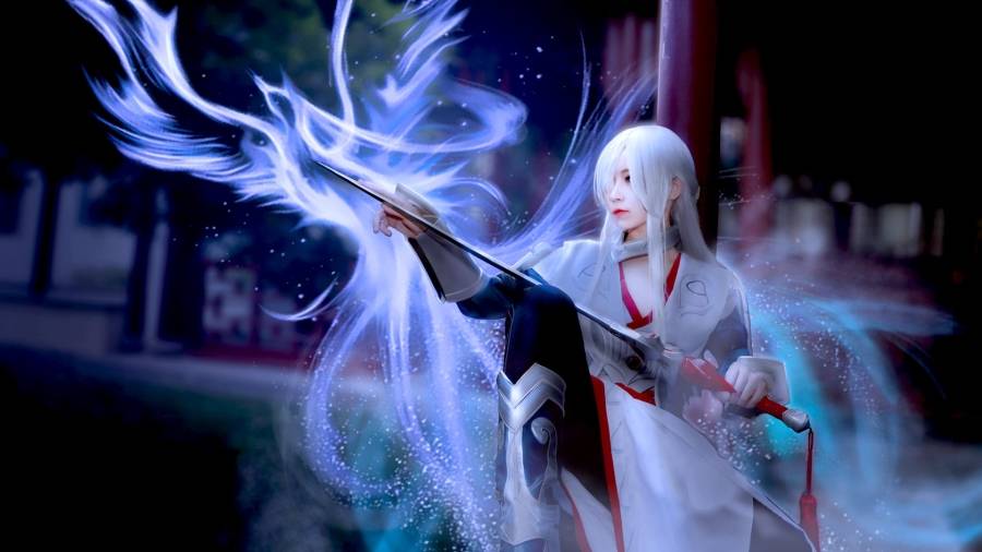 Cosplay福利/二次元百合姐妹花Cosplay王者荣耀妲己李白图片