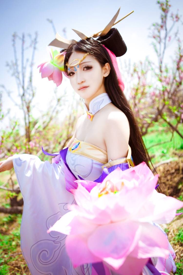 Cosplay福利/王者荣耀Cos女英雄貂蝉古风美女高清写真图片