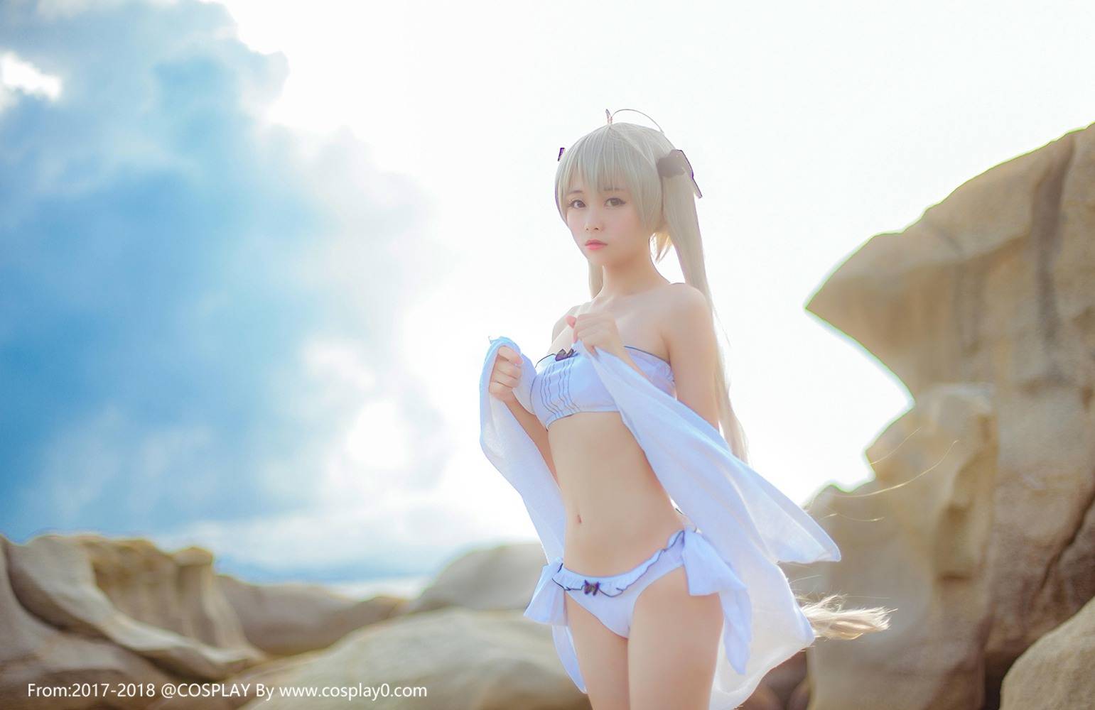 Cosplay福利/二次元萝莉春日野穹同人内衣诱惑Cosplay福利图片