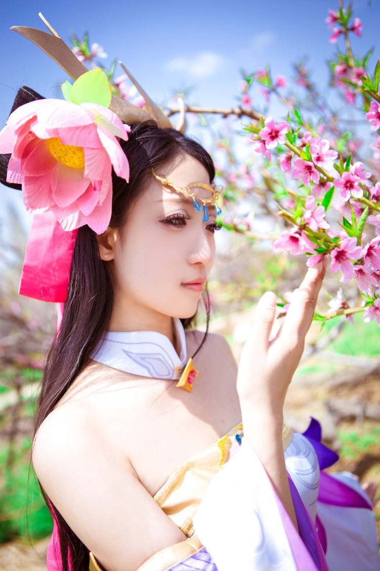 Cosplay福利/王者荣耀Cos女英雄貂蝉古风美女高清写真图片