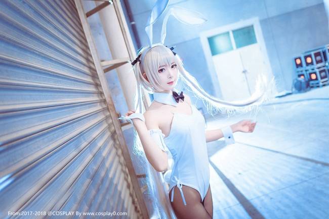 Cosplay福利/宅男福利春日野穹穹妹兔女郎黑丝诱惑Cosplay福利