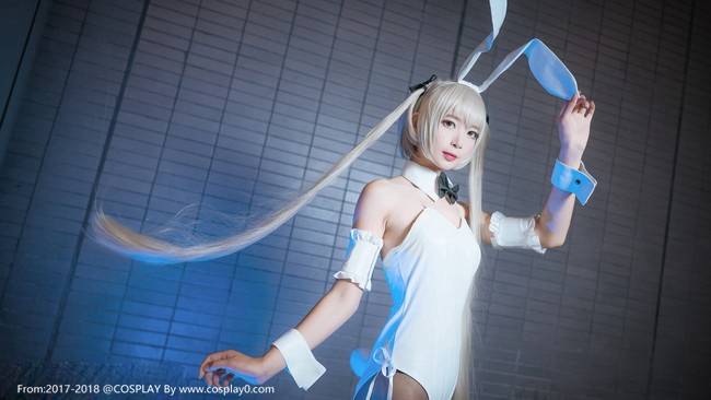 Cosplay福利/宅男福利春日野穹穹妹兔女郎黑丝诱惑Cosplay福利