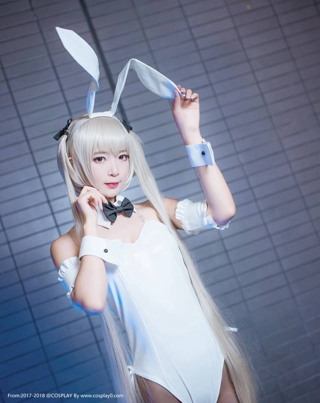 Cosplay福利/宅男福利春日野穹穹妹兔女郎黑丝诱惑Cosplay福利