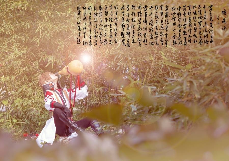 Cosplay福利/人生得意须尽欢 神还原王者荣耀李白Cosplay图片