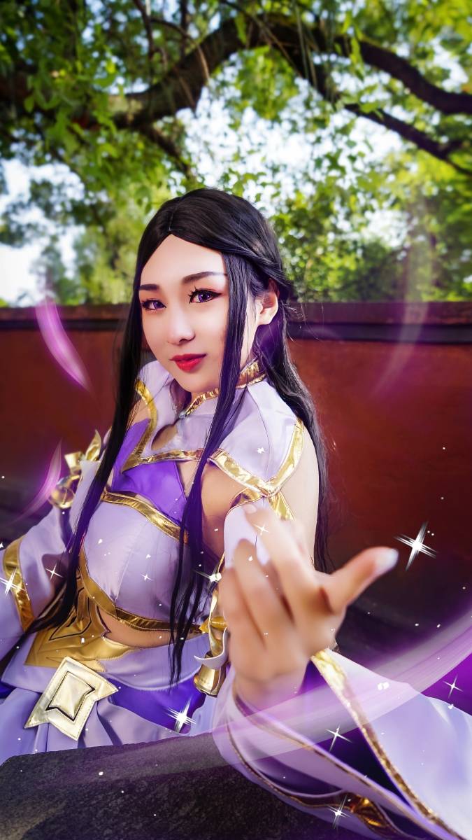 Cosplay福利/二次元萌妹子Cosplay王者荣耀露娜紫霞仙子图片