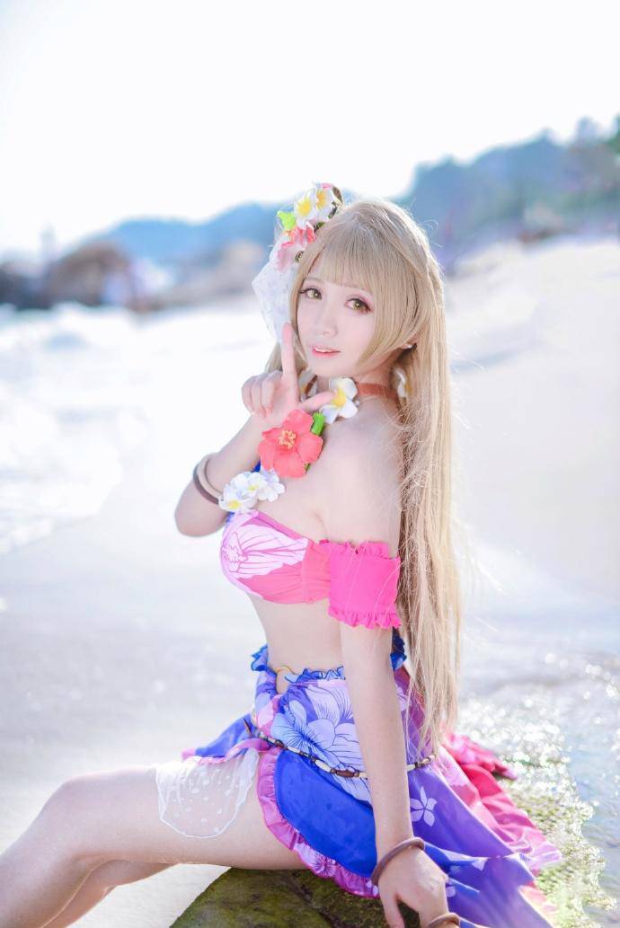 Cosplay福利/比基尼美女南小鸟同人水着Cosplay福利写真图片