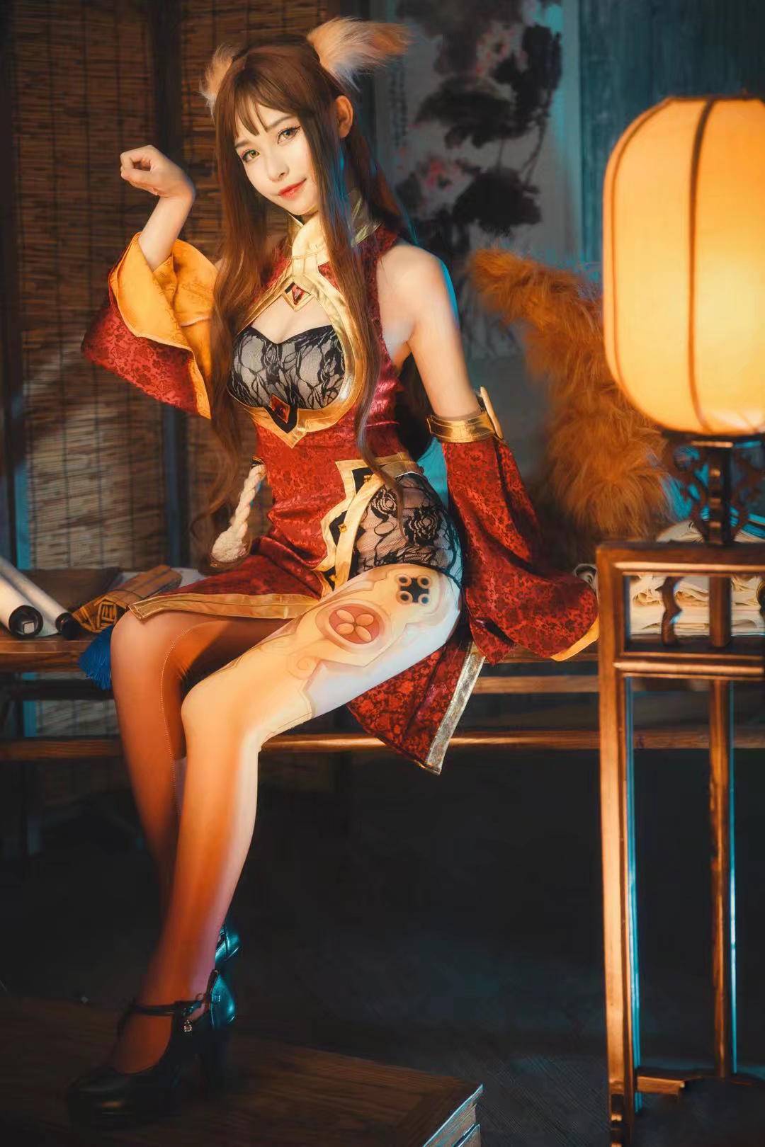 Cosplay福利/性感美女扮演王者荣耀女英雄妲己Cosplay福利