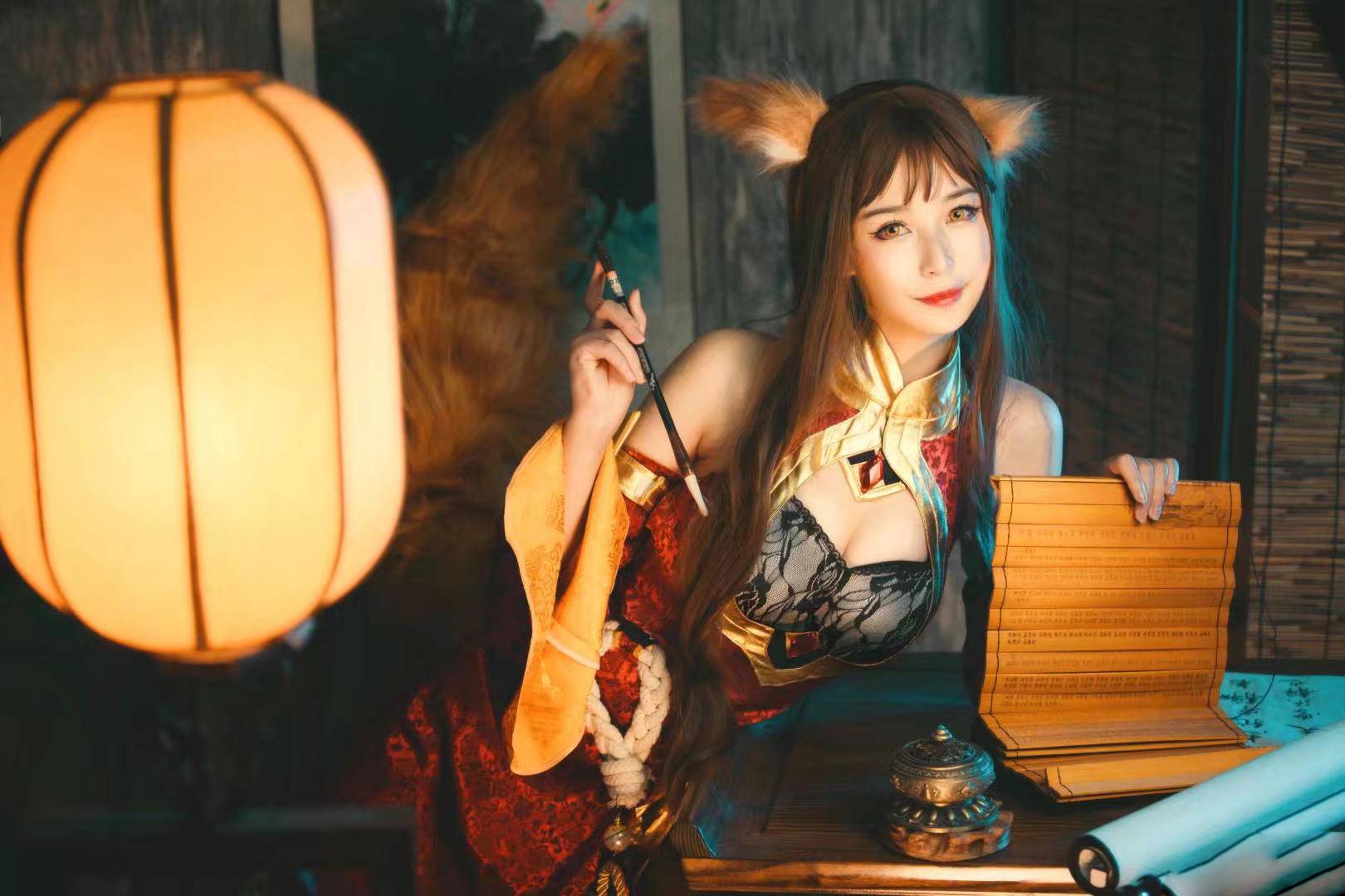 Cosplay福利/性感美女扮演王者荣耀女英雄妲己Cosplay福利