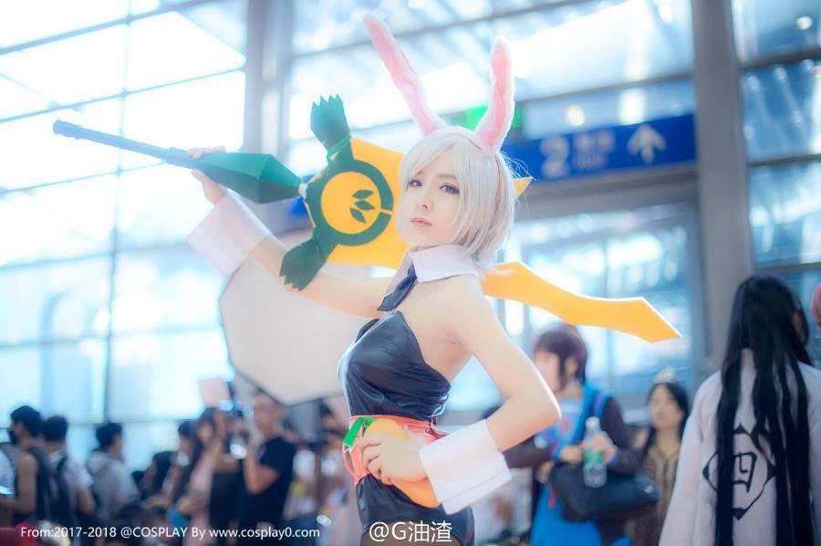 Cosplay福利/木子夕夕夕夕夕lol瑞雯兔女郎黑丝诱惑Cosplay福利