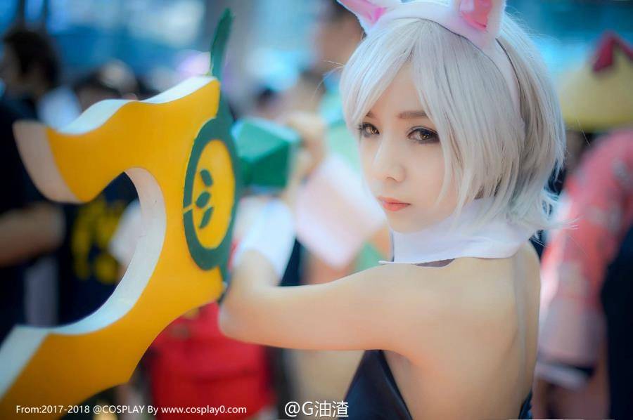 Cosplay福利/木子夕夕夕夕夕lol瑞雯兔女郎黑丝诱惑Cosplay福利