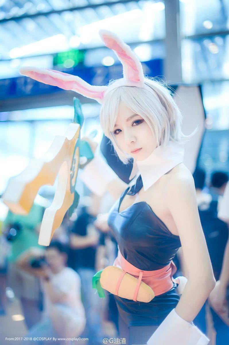 Cosplay福利/木子夕夕夕夕夕lol瑞雯兔女郎黑丝诱惑Cosplay福利