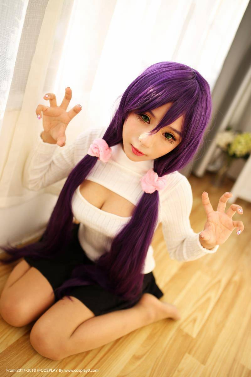 Cosplay福利/木子夕夕夕夕夕Cos东条希巨乳萝莉足控诱惑福利图