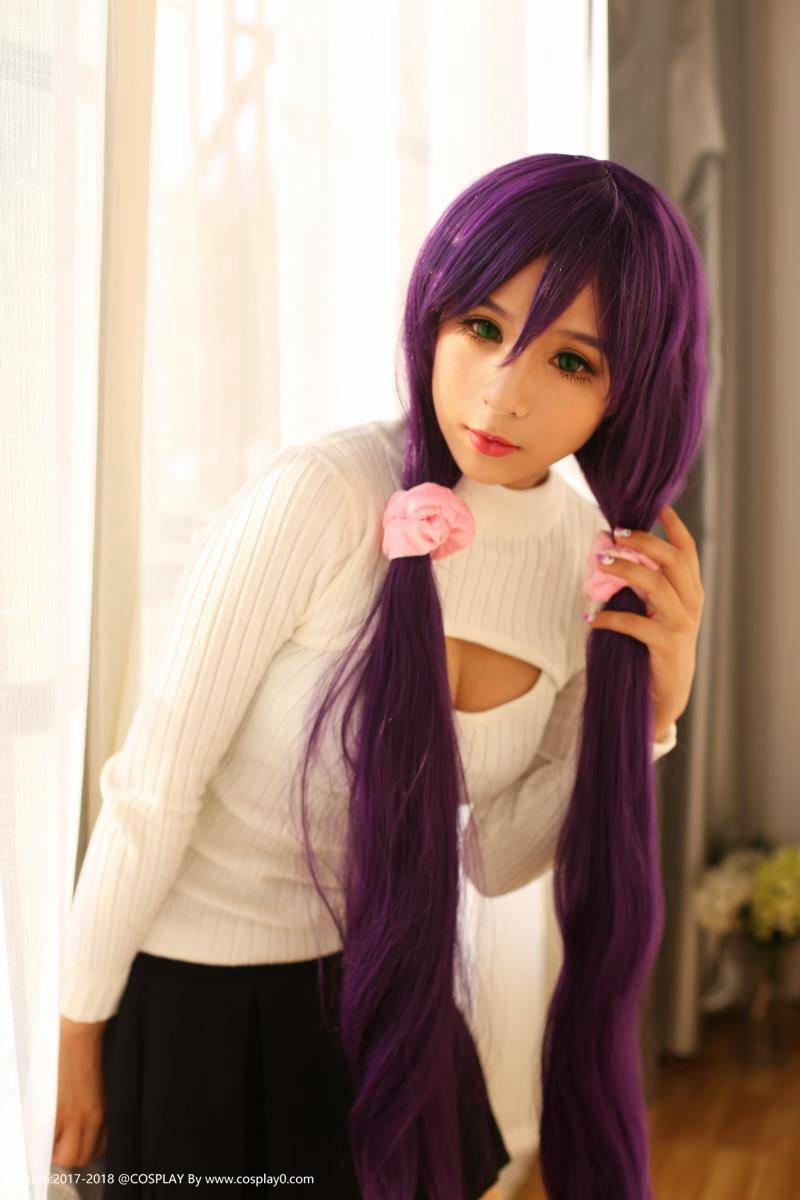 Cosplay福利/木子夕夕夕夕夕Cos东条希巨乳萝莉足控诱惑福利图