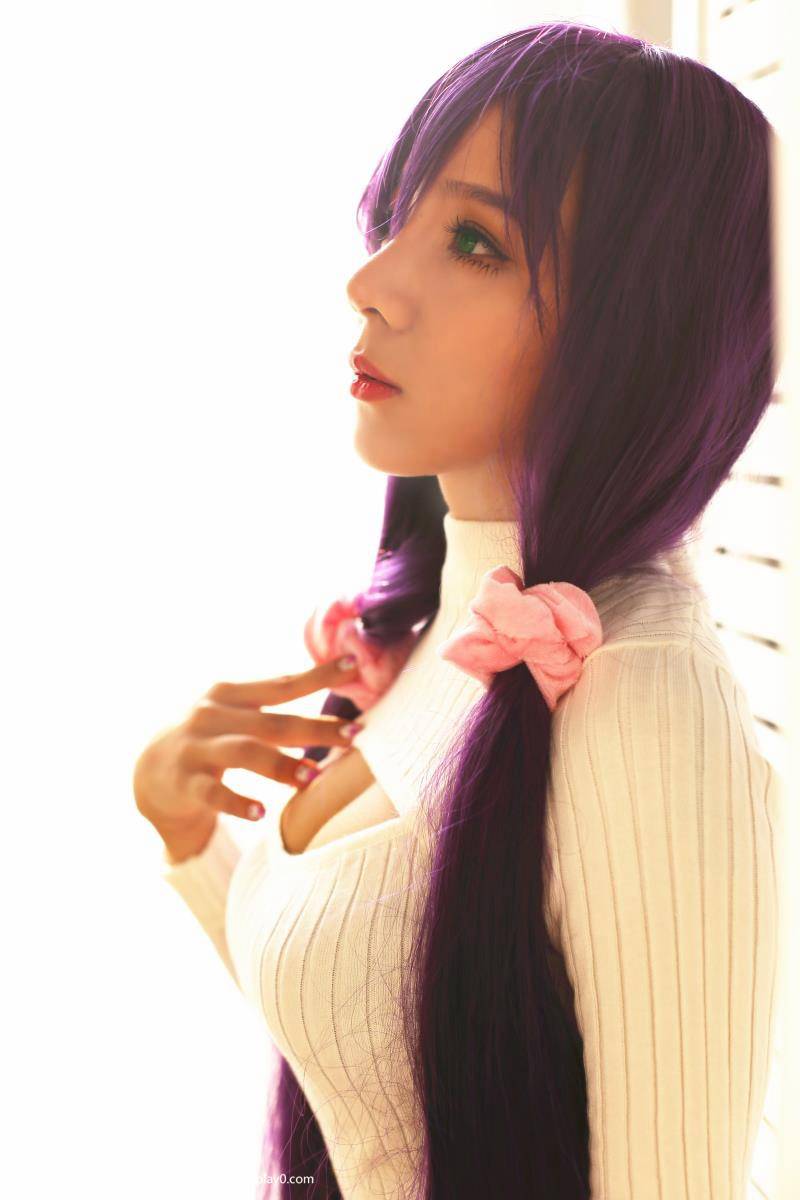 Cosplay福利/木子夕夕夕夕夕Cos东条希巨乳萝莉足控诱惑福利图