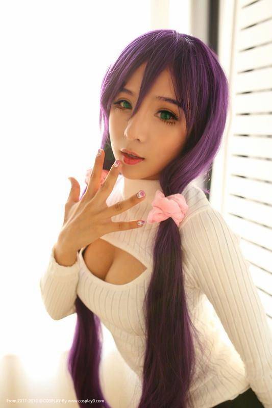 Cosplay福利/木子夕夕夕夕夕Cos东条希巨乳萝莉足控诱惑福利图