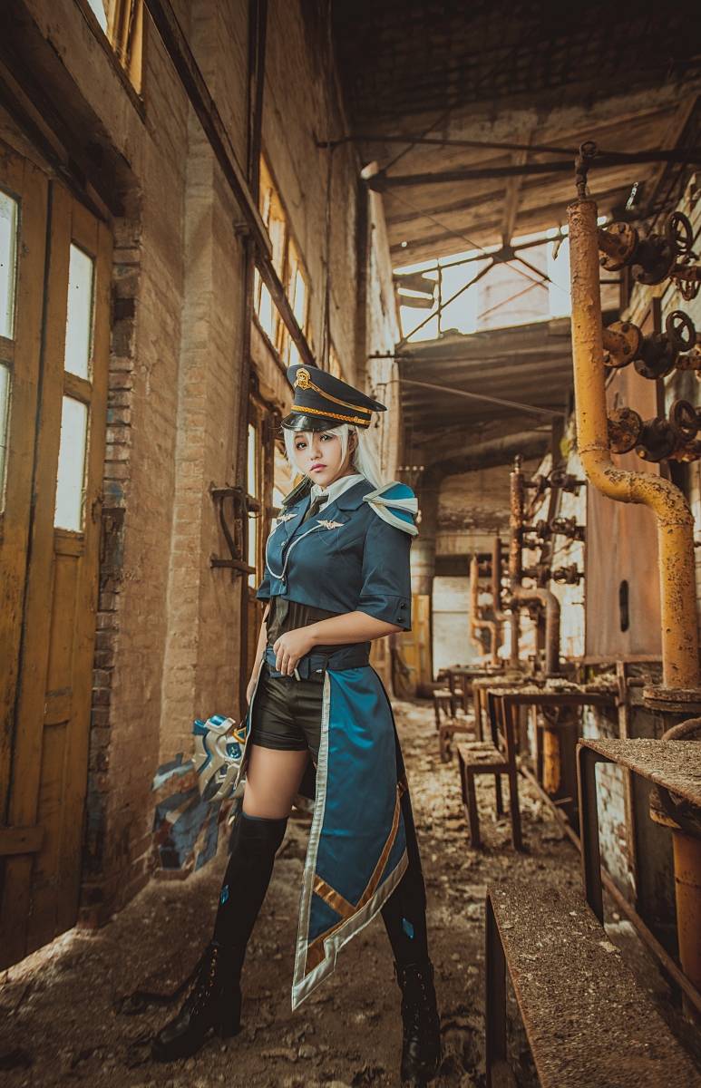 Cosplay福利/王者荣耀女版诸葛亮制服诱惑黑丝Cosplay福利