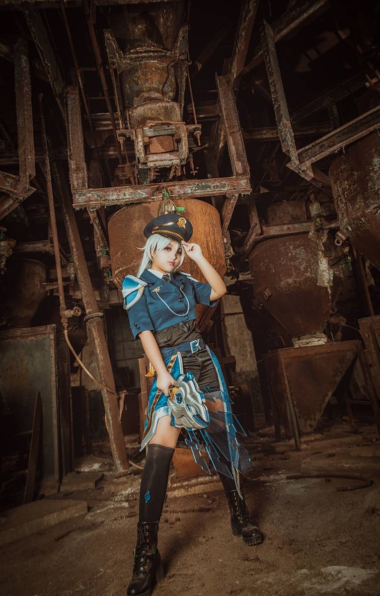 Cosplay福利/王者荣耀女版诸葛亮制服诱惑黑丝Cosplay福利