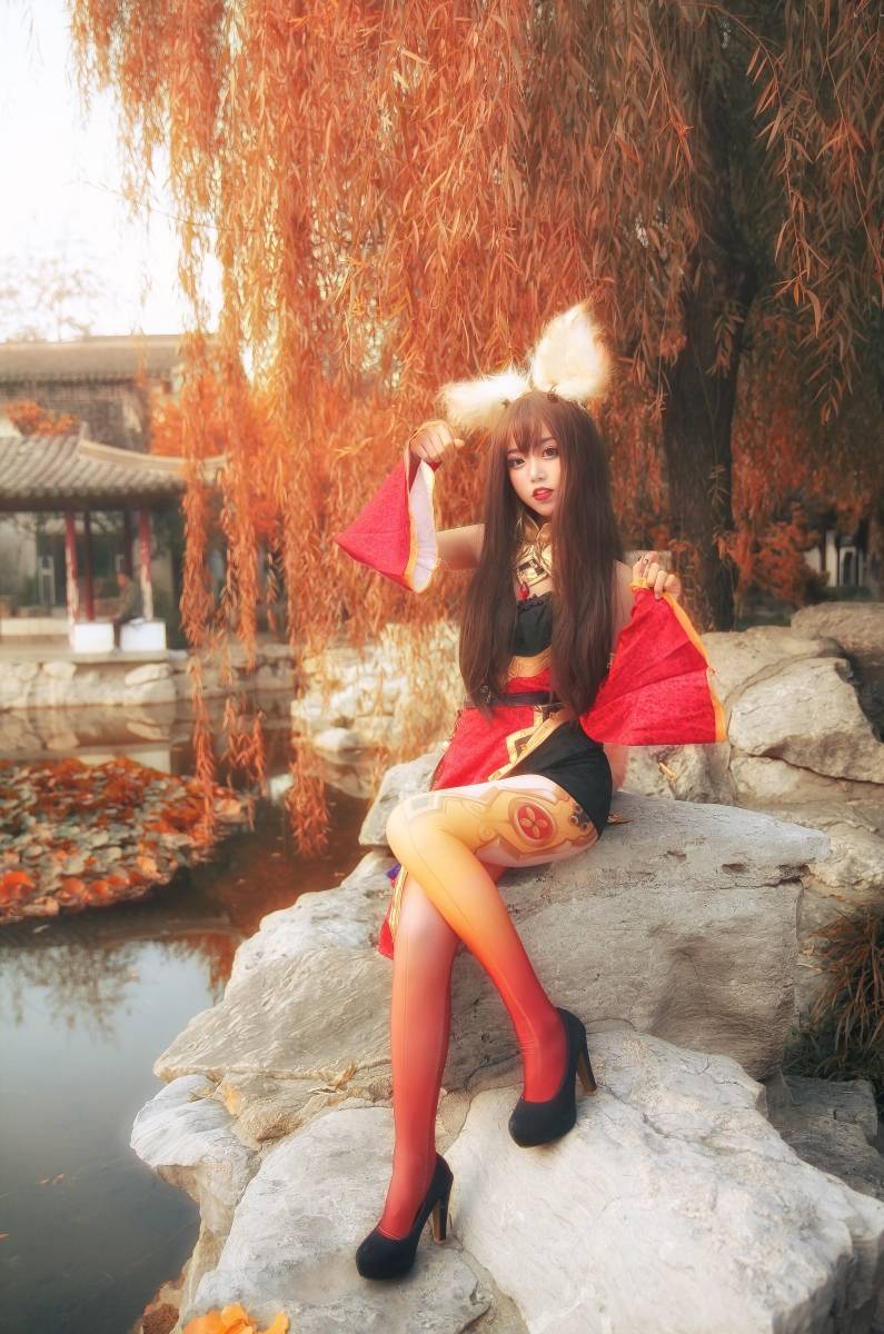 Cosplay福利/性感尤物御姐王者荣耀妲己丝袜美腿Cosplay福利