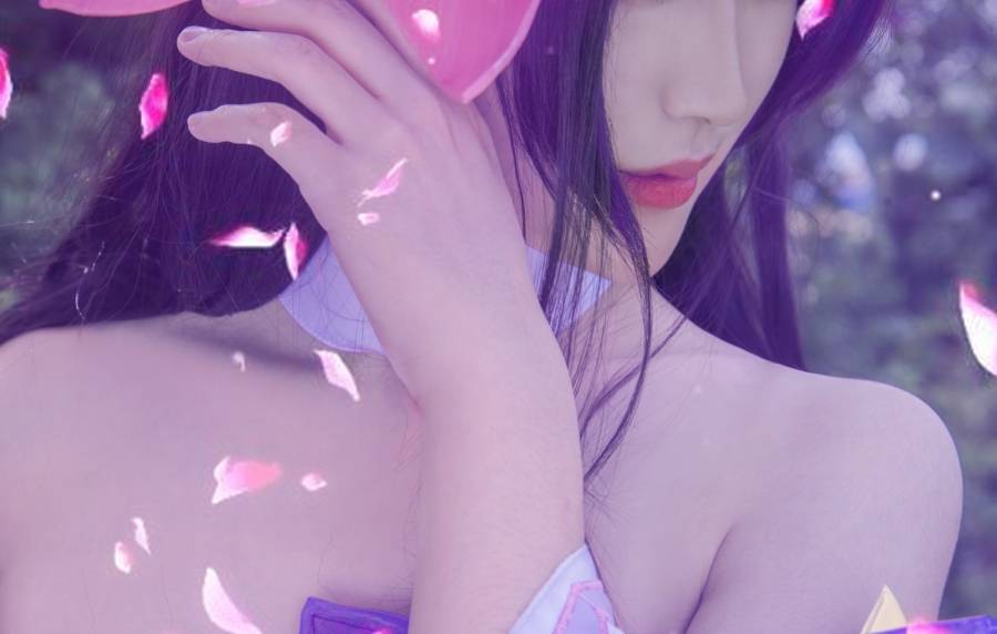 Cosplay福利/清纯美女Cosplay王者荣舞姬貂蝉白丝福利图片