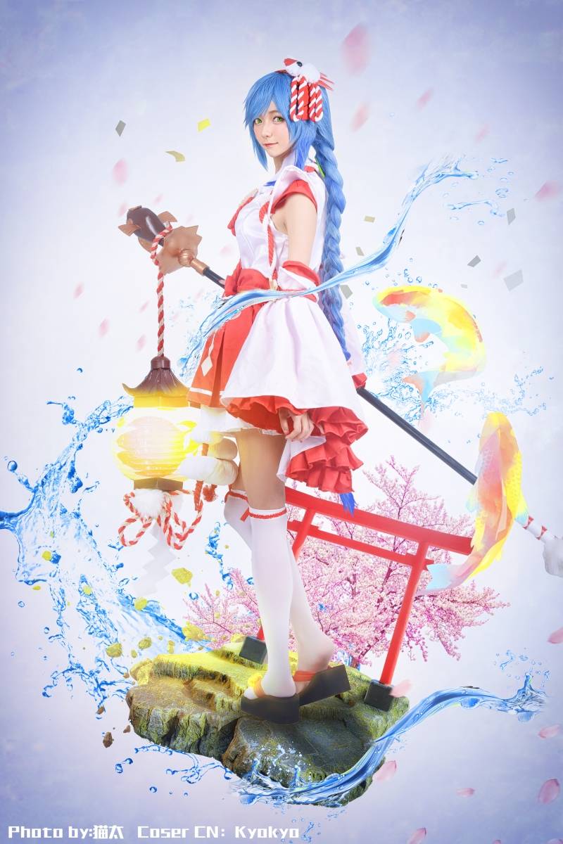 Cosplay福利/绝对领域福利白丝王者荣耀大乔美腿诱惑Cosplay番号