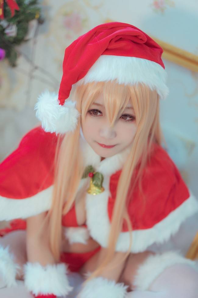 Cosplay福利/四月亖Cos干物妹小埋土间埋白丝萝莉内衣诱惑胖次福利