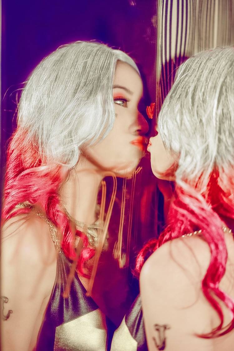 Cosplay福利/欧美电影自杀小队哈莉奎茵夜店装美女诱惑Cos福利