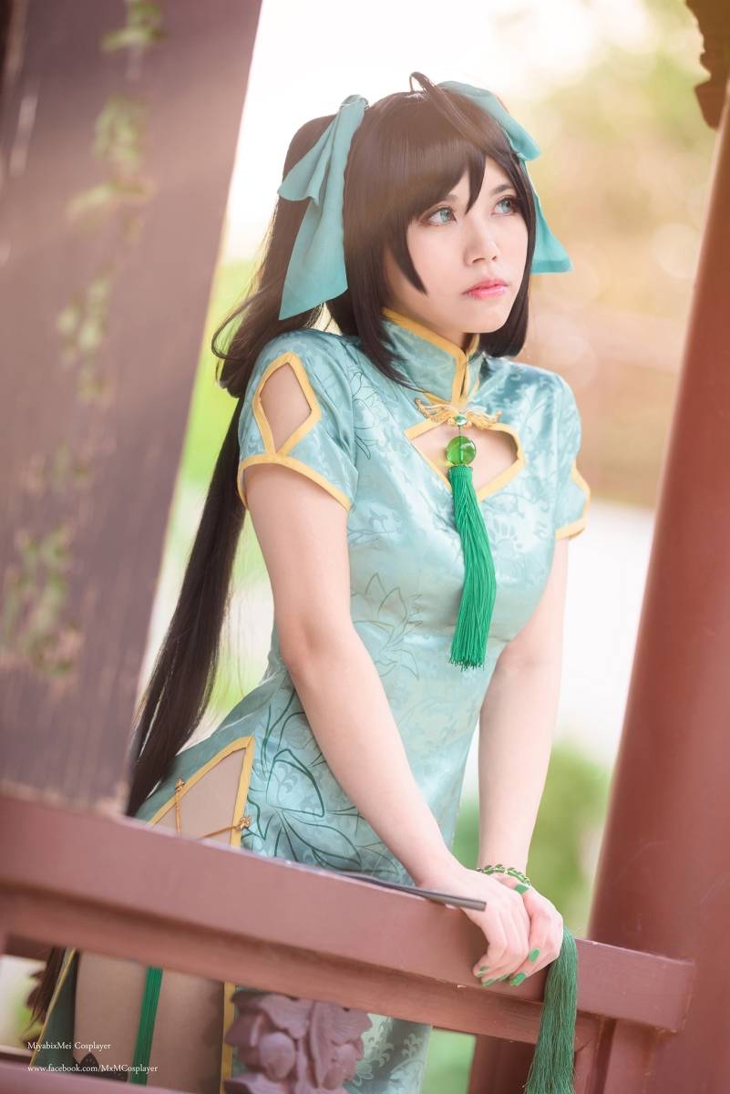 Cosplay福利/王者荣耀孙尚香同人旗袍黑丝诱惑Cosplay福利