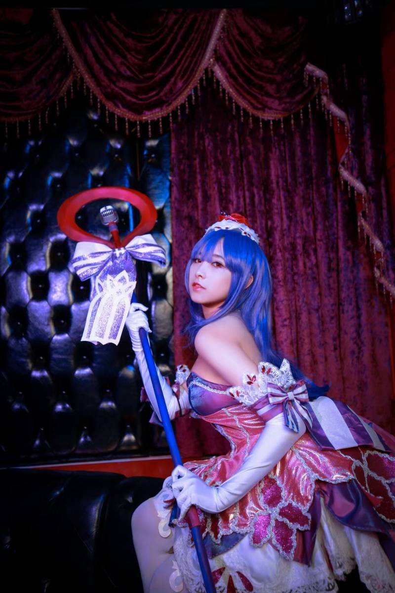 Cosplay福利/半次元宅男福利王者荣耀偶像歌手王昭君白丝Cos福利