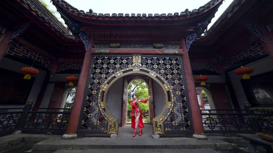 Cosplay福利/性感御姐扮演王者荣耀虞姬霸王别姬Cosplay福利