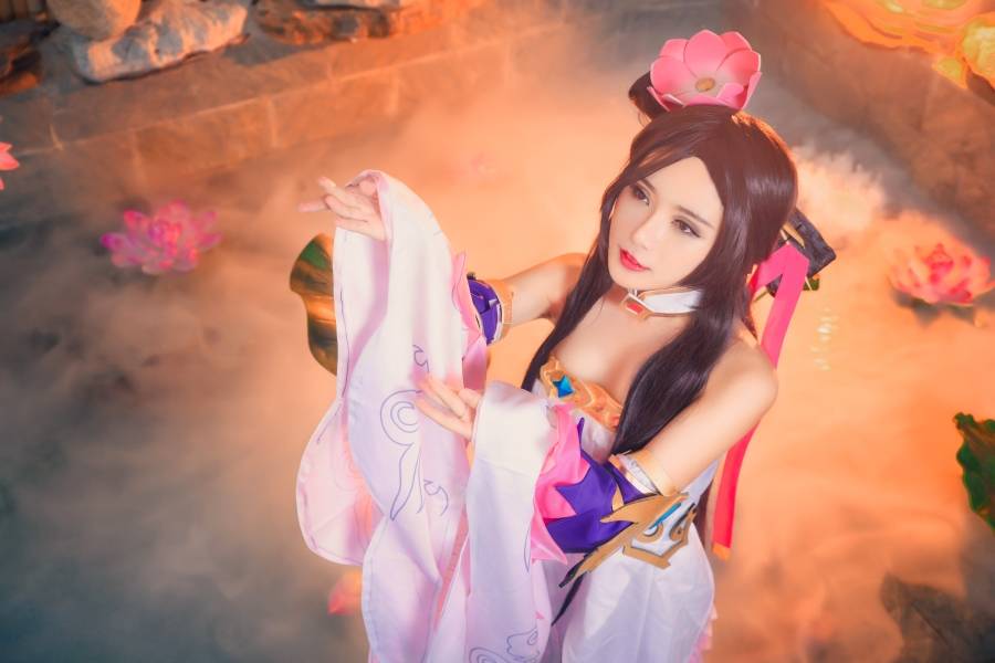 Cosplay福利/绝世舞姬性感美女王者荣耀貂蝉古风美女诱惑Cos图片