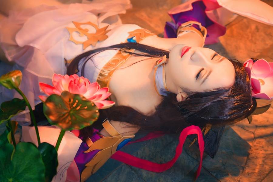 Cosplay福利/绝世舞姬性感美女王者荣耀貂蝉古风美女诱惑Cos图片