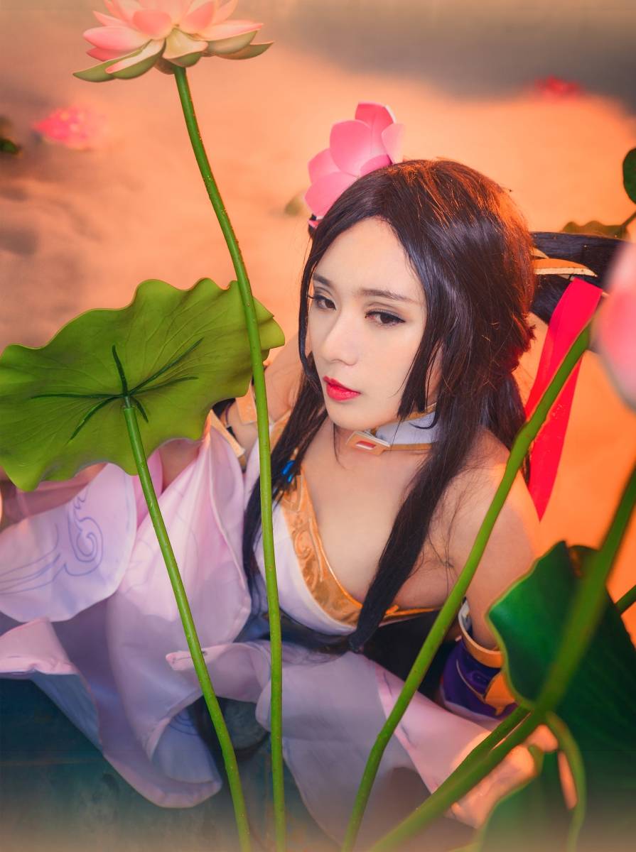 Cosplay福利/绝世舞姬性感美女王者荣耀貂蝉古风美女诱惑Cos图片