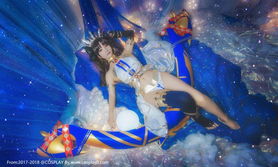 Cosplay福利/FATE伊斯塔远坂凛Cosplay星野saori绝对领域胖次福利