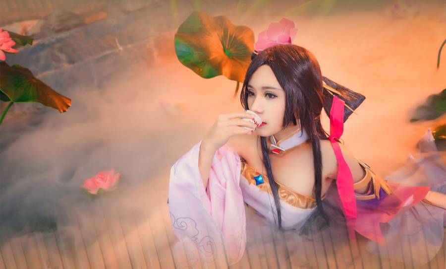 Cosplay福利/绝世舞姬性感美女王者荣耀貂蝉古风美女诱惑Cos图片