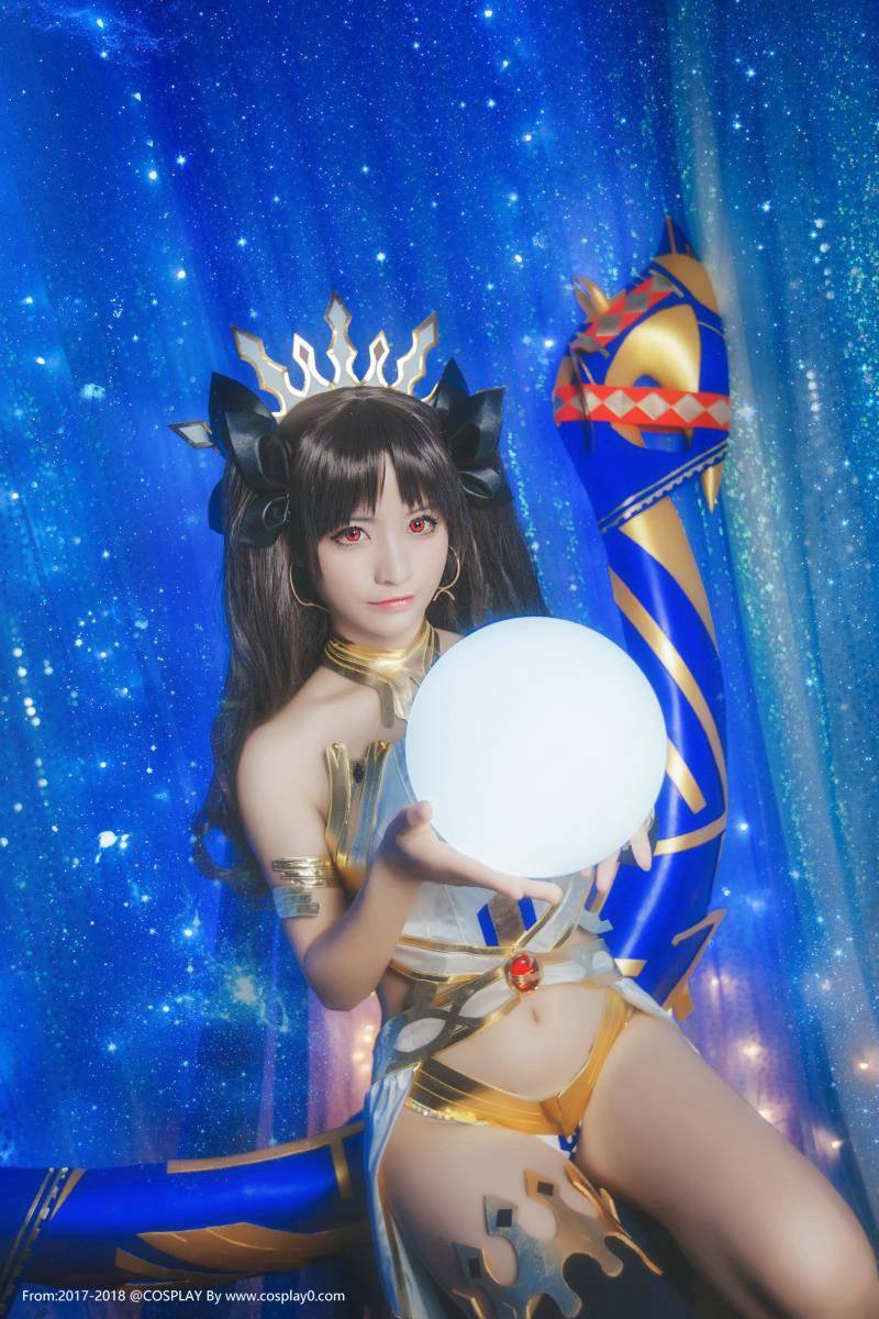 Cosplay福利/FATE伊斯塔远坂凛Cosplay星野saori绝对领域胖次福利