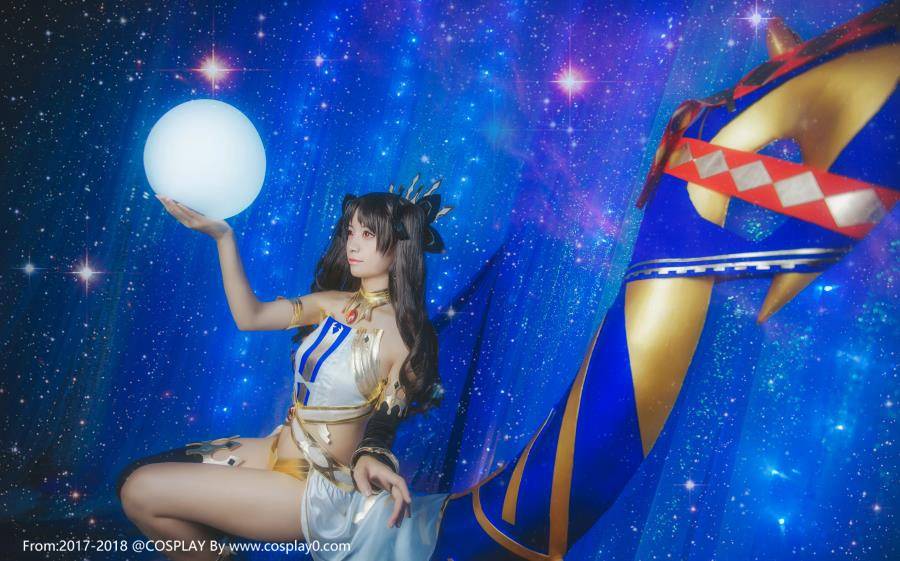 Cosplay福利/FATE伊斯塔远坂凛Cosplay星野saori绝对领域胖次福利