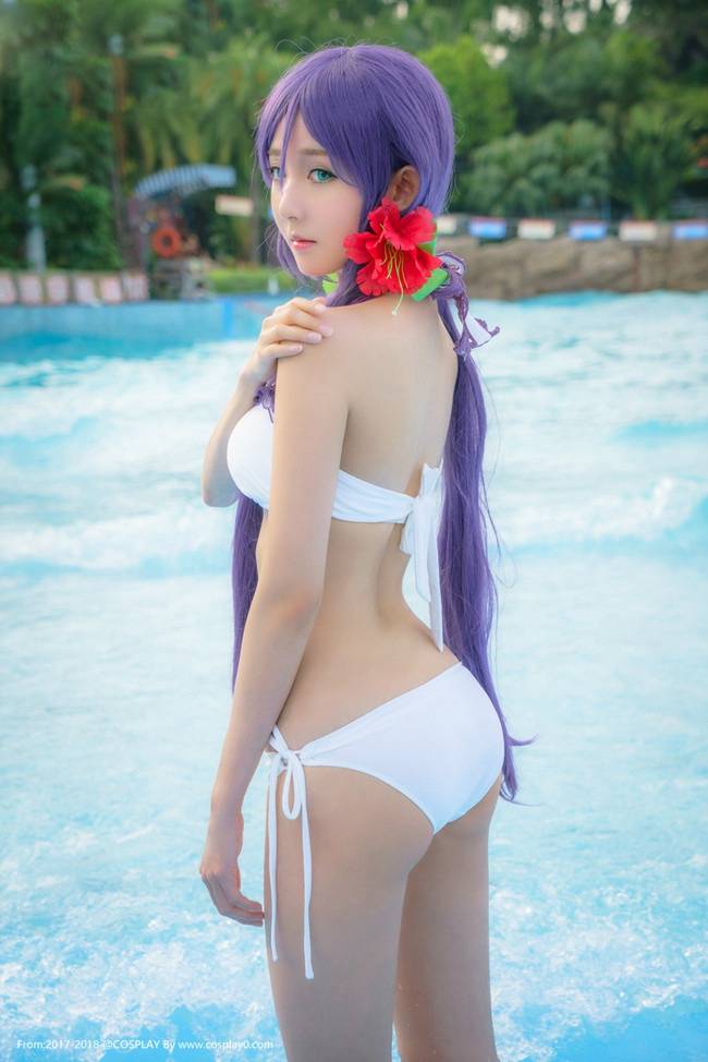 Cosplay福利/东条希Cosplay比基尼美女诱惑胖次无圣光福利
