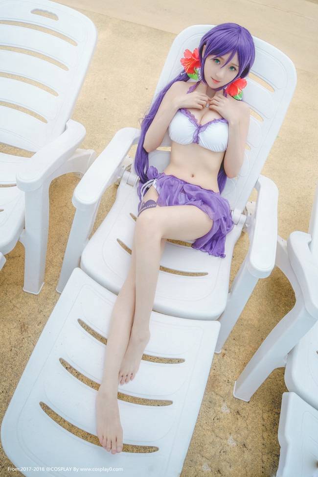 Cosplay福利/东条希Cosplay比基尼美女诱惑胖次无圣光福利