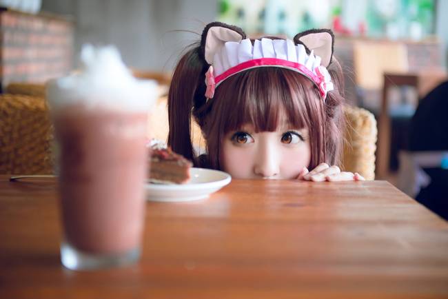 Cosplay福利/绝对领域猫系少女姐妹花女仆白丝萝莉Cosplay番号